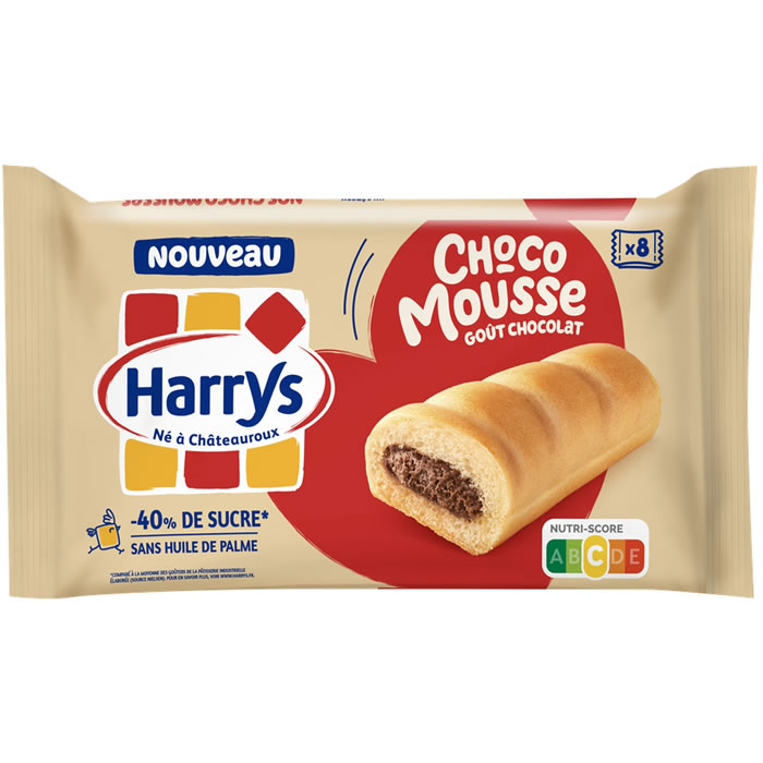HARRYS Choco Mousse – Gâteaux moelleux au chocolat 280g