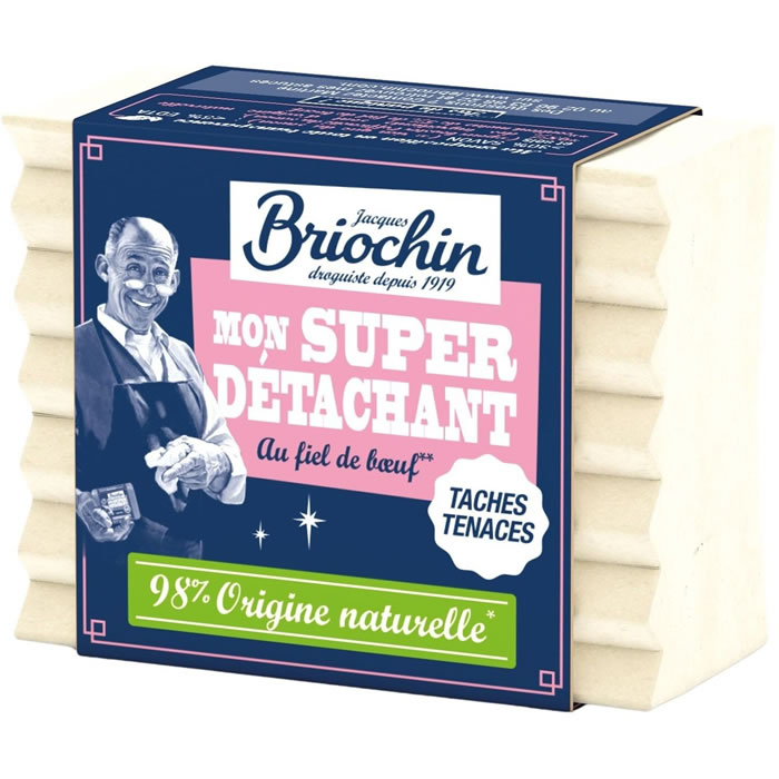 JACQUES BRIOCHIN Savon détachant solide au fiel de bœuf 100 g