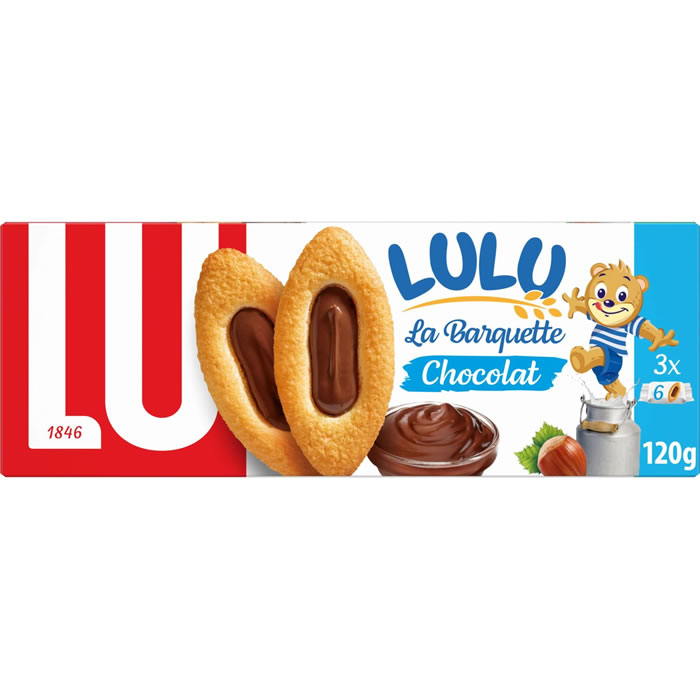 LU Lulu Barquettes – Barquettes nappés au chocolat 120g