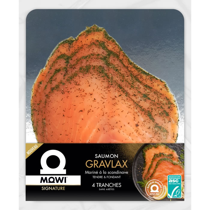 MOWI Signature – Saumon Gravlax ASC 120g