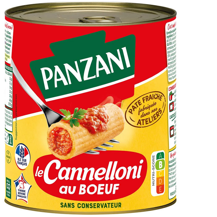 PANZANI – Cannelloni au bœuf 800 g
