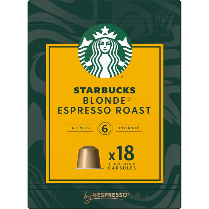 STARBUCKS Espresso Roast – Capsules de café espresso blonde N°6 (18 capsules)
