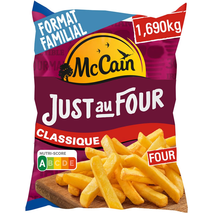 MC CAIN Just au Four – Frites classiques 1,69kg