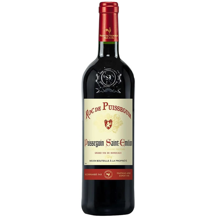Vin rouge AOP PUISSEGUIN SAINT-ÉMILION Roc de Puisseguin 75 cl