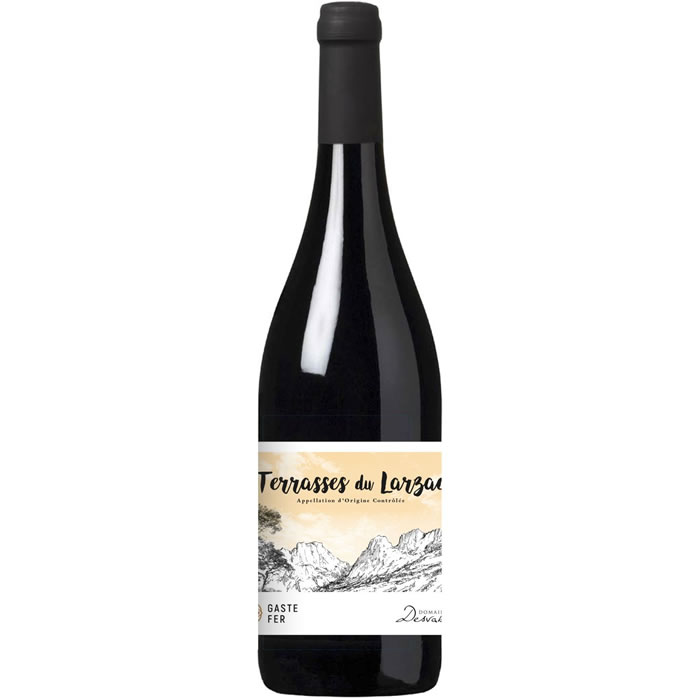 Vin rouge AOP TERRASSES DU LARZAC Domaine Desvabre 75 cl
