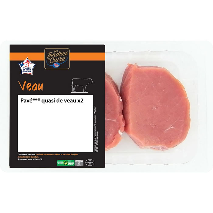 LES TENDRES A CUIRE – Pavés de veau 2 x 130 g