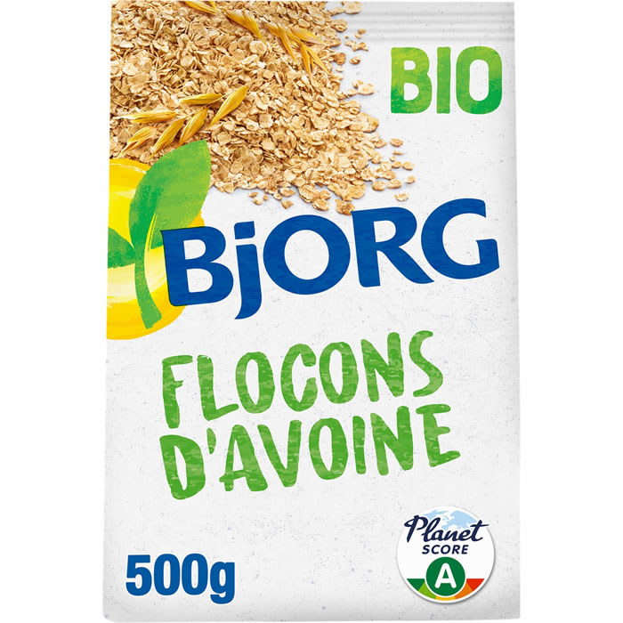 BJORG – Flocons d’avoine bio 500 g
