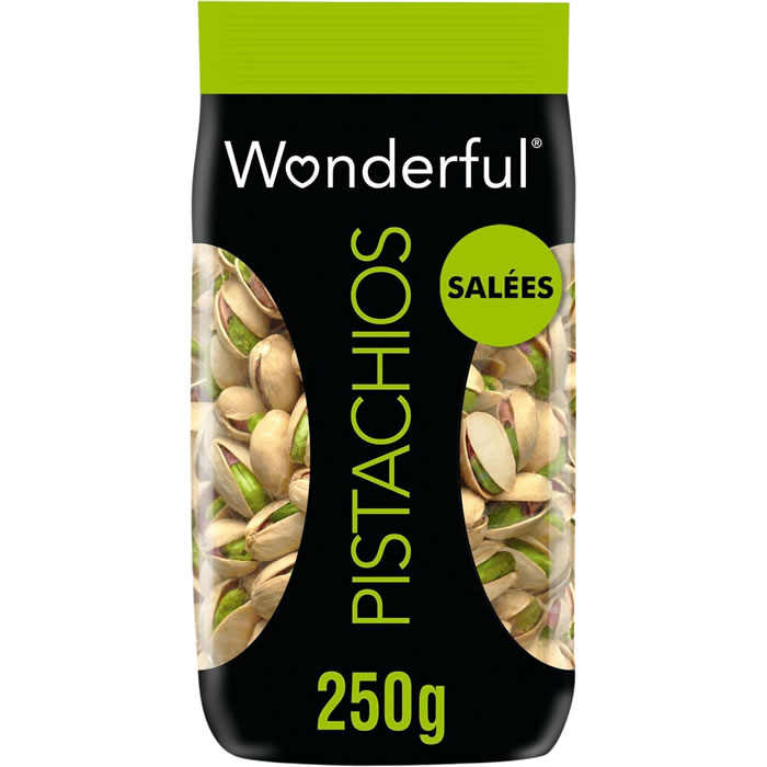WONDERFUL Pistaches grillées et salées 250g