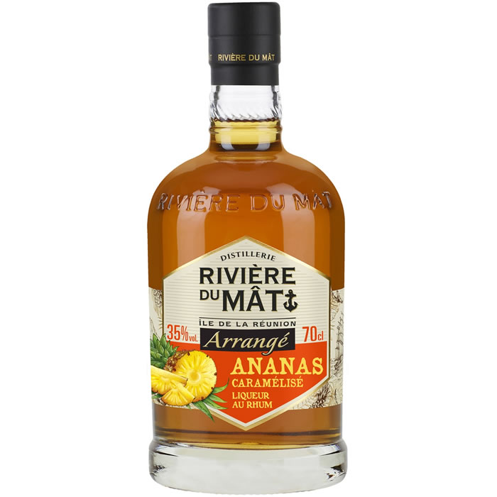 RIVIERE DU MAT – Arrangé à l’ananas caramélisé 70cl