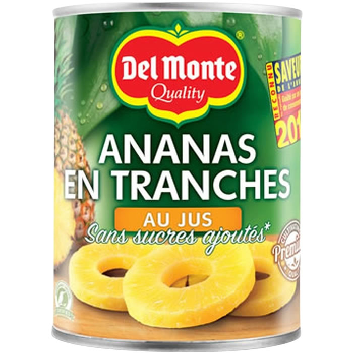 DEL MONTE – Ananas au jus 350 g