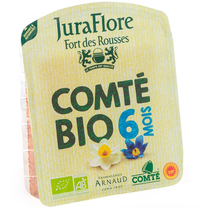 JURAFLORE – Comté 6 mois AOP bio – 200 g