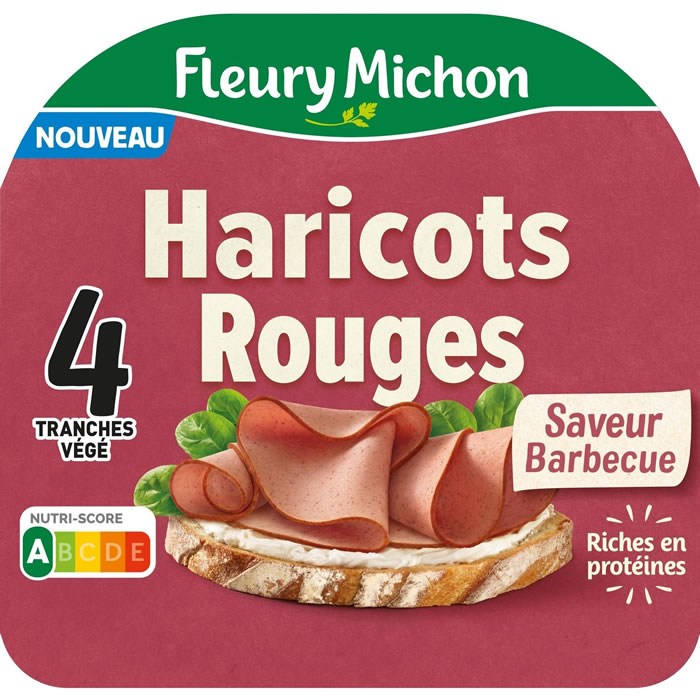 FLEURY MICHON – Tranches végétales aux haricots rouges saveur barbecue