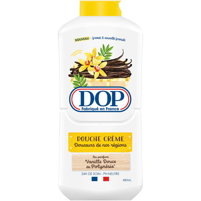 DOP – Crème douche parfum vanille douce 480 ml