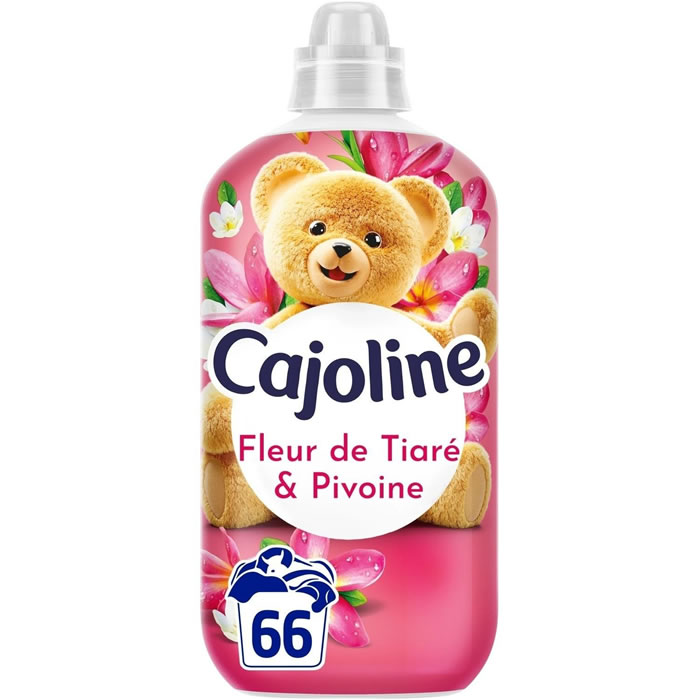 CAJOLINE Adoucissant concentré fleur de tiaré et pivoine 1,4 L
