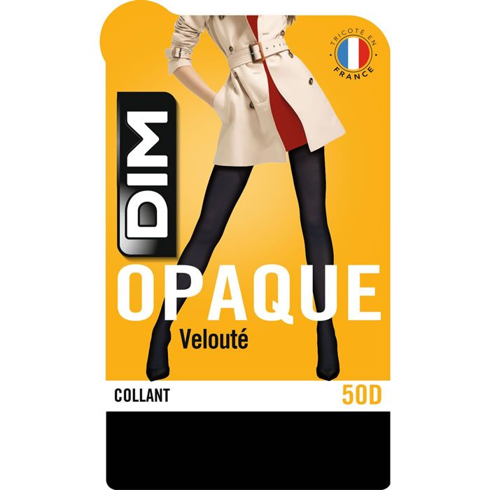 DIM Collants opaque velouté taille 3/4 50D