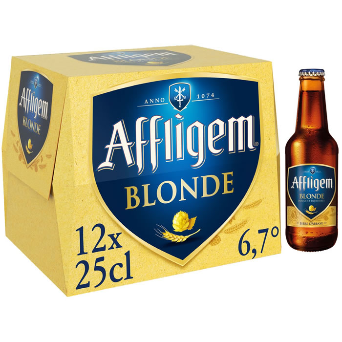 AFFLIGEM – Bière blonde Belge 12 x 25 cl