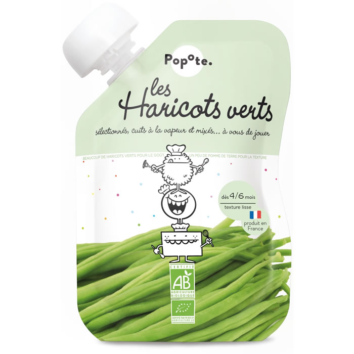POPOTE – Purée de haricots verts 120 g