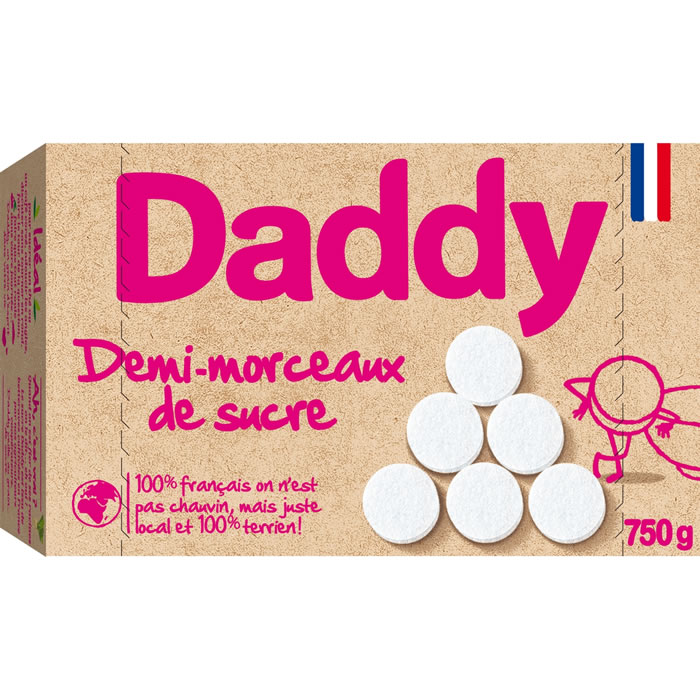 DADDY – Sucres en demi-morceaux 750 g