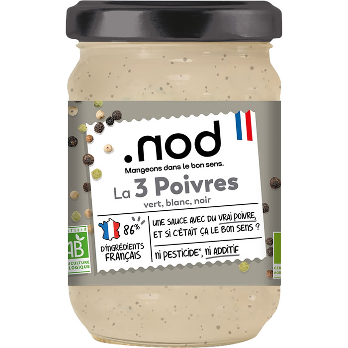 .NOD – Sauce 3 poivres – 200g