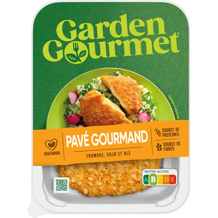 GARDEN GOURMET – Pavé gourmand blé, soja et fromage 180g