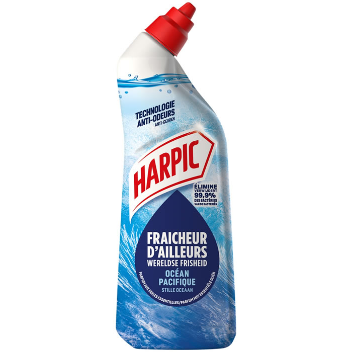 HARPIC Gel nettoyant WC fraîcheur océan pacifique 750 ml