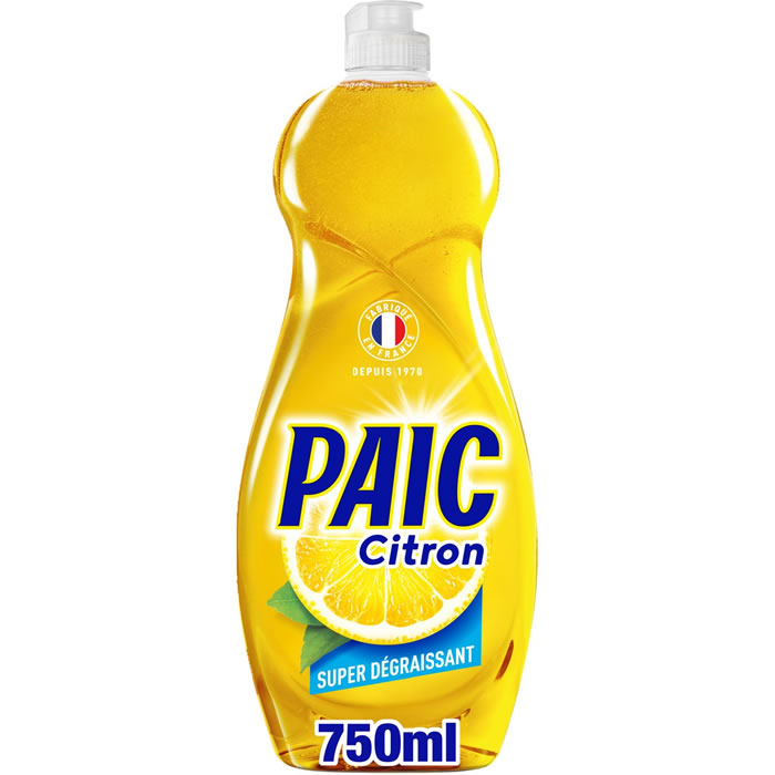 PAIC Liquide vaisselle super dégraissant au citron 750 ml