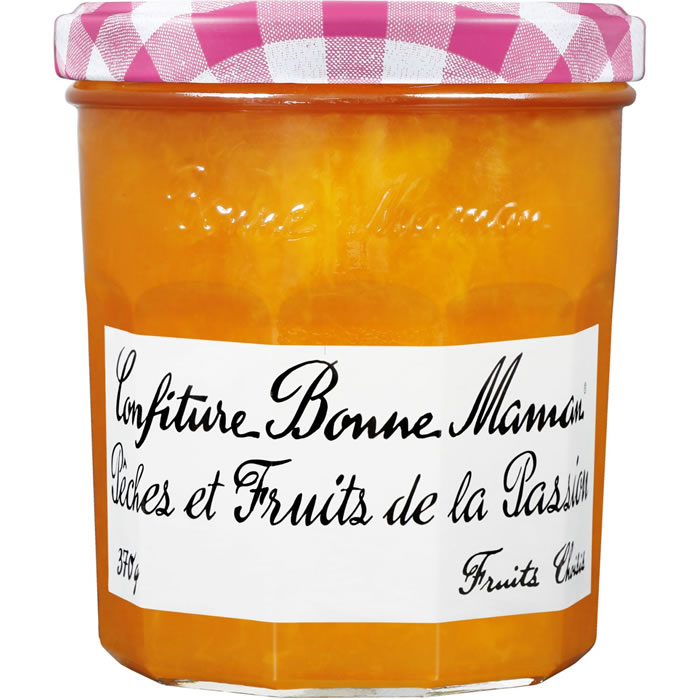 BONNE MAMAN – Confiture à la pêche et aux fruits de la passion 370 g