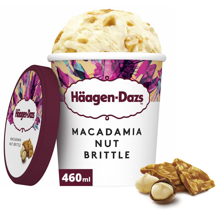 HÄAGEN-DAZS – Crème glacée à la vanille et noix de macadamia