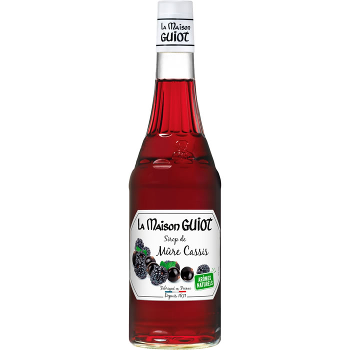 LA MAISON GUIOT – Sirop de mûre et cassis 70 cl