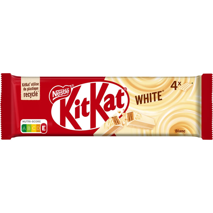 NESTLE Kit Kat Gaufrettes enrobées au chocolat blanc 4×41.5g