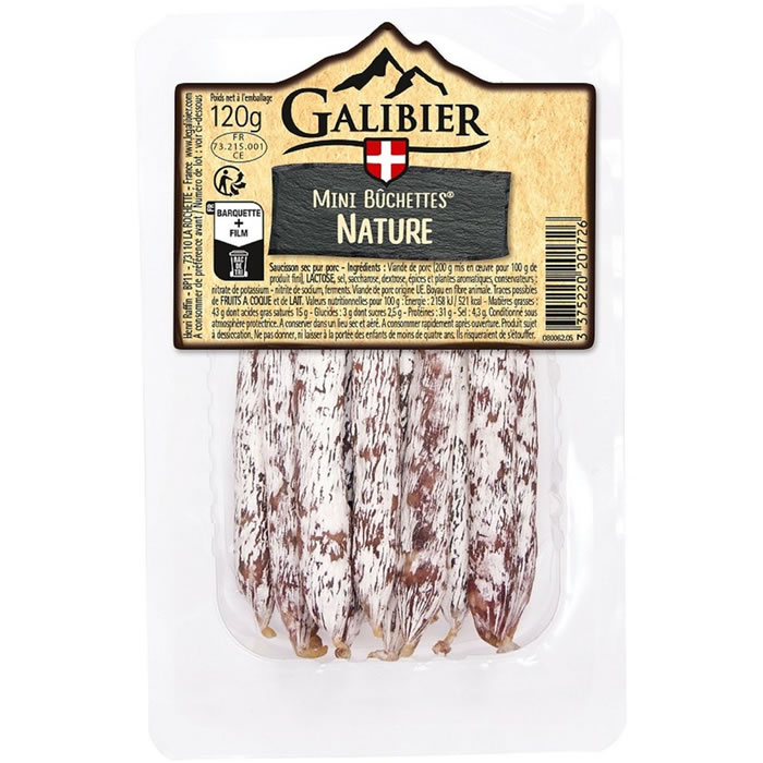 LE GALIBIER – Mini saucisson sec nature 120g