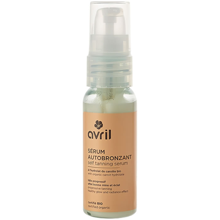 Bio AVRIL – Sérum autobronzant à l’hydrolat de carotte bio 30 ml