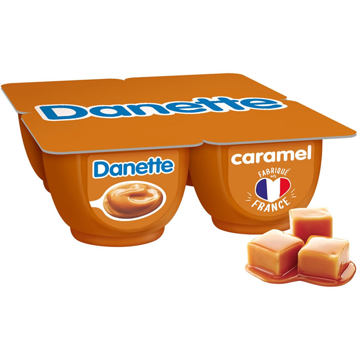 DANETTE – Crème dessert au caramel 4 x 125g