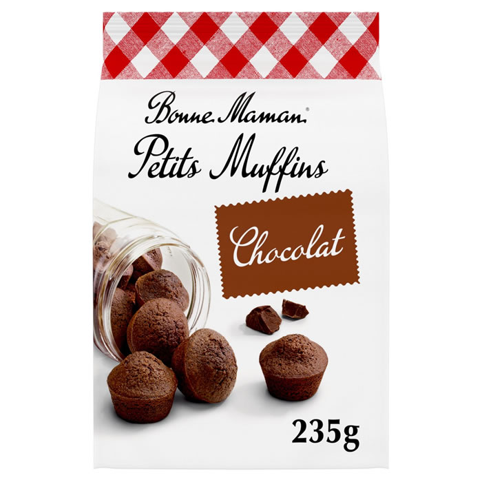BONNE MAMAN – Petit muffins au chocolat 235g