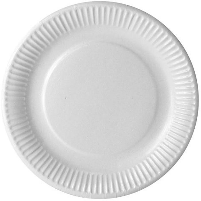 ACTUEL Assiettes en carton 23 cm (50 pièces)