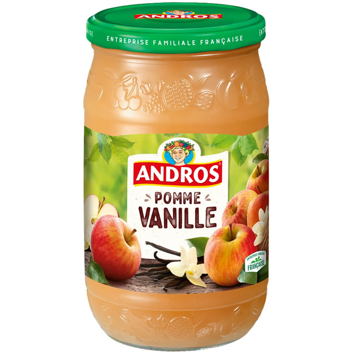 ANDROS – Dessert pomme et vanille 750 g