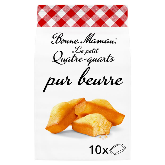 BONNE MAMAN – Mini quatre quarts nature pur beurre 300 g