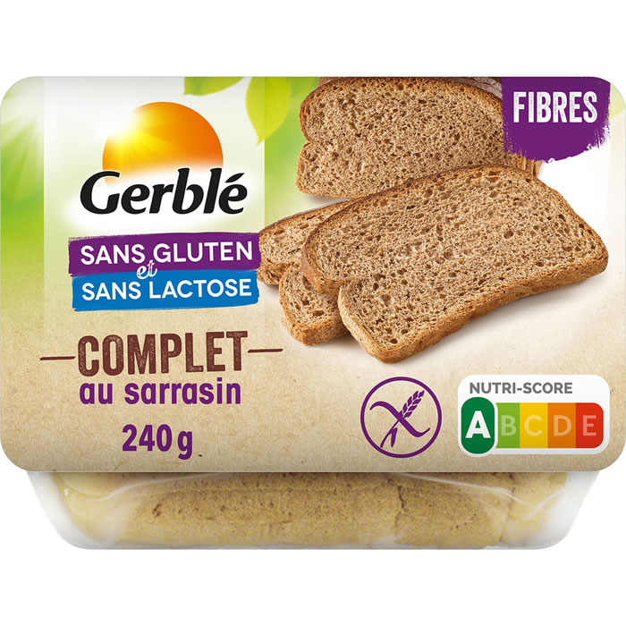 GERBLE – Pain de mie complet au sarrasin 240g