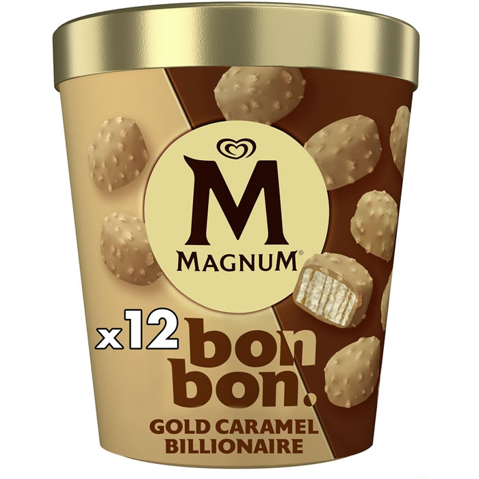 MAGNUM Bonbon – Bouchées de crème glacée à la vanille et caramel beurre salé