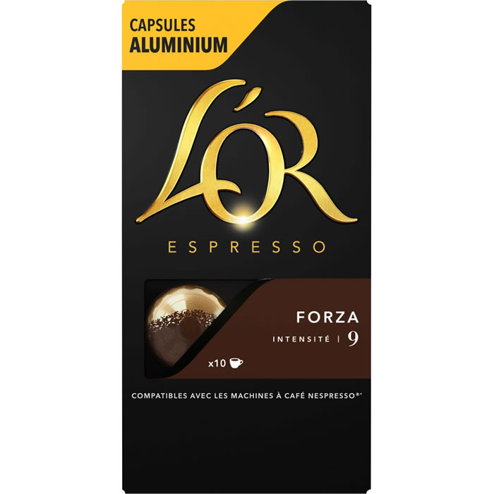 L’OR Espresso – Capsules de café fort N°9 (10 capsules)
