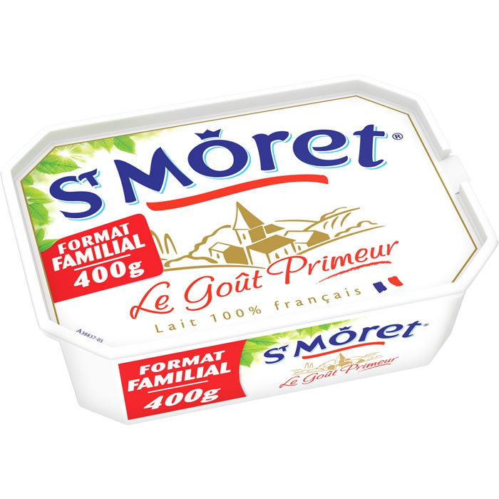 St Moret – Spécialité fromagère au lait pasteurisé Grand Format 400 g