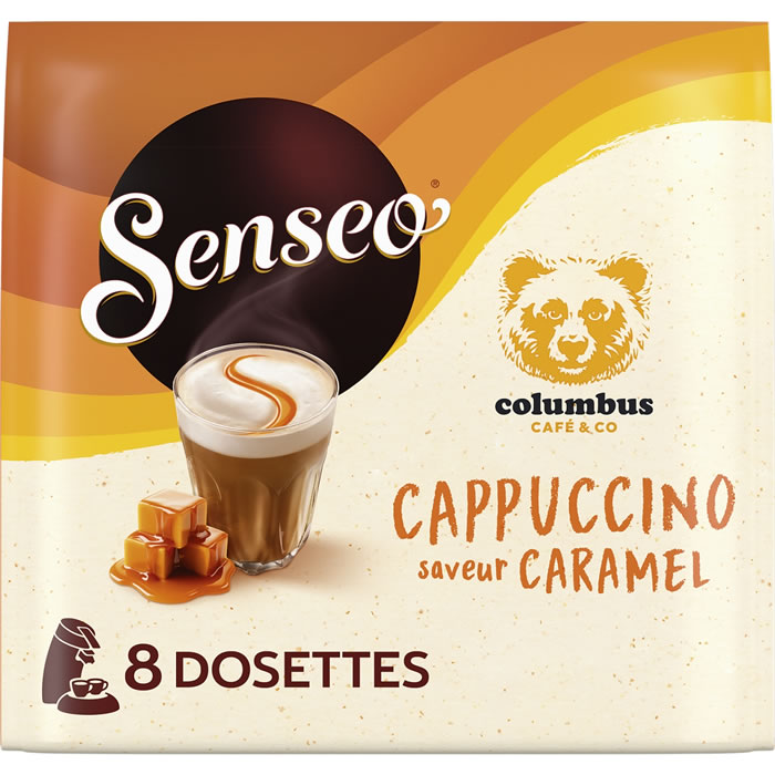 SENSEO – Dosettes de café cappuccino caramel (8 dosettes)