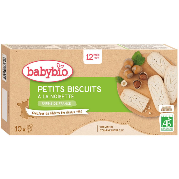 BABYBIO – Biscuits à la noisette dès 12 mois bio 160g