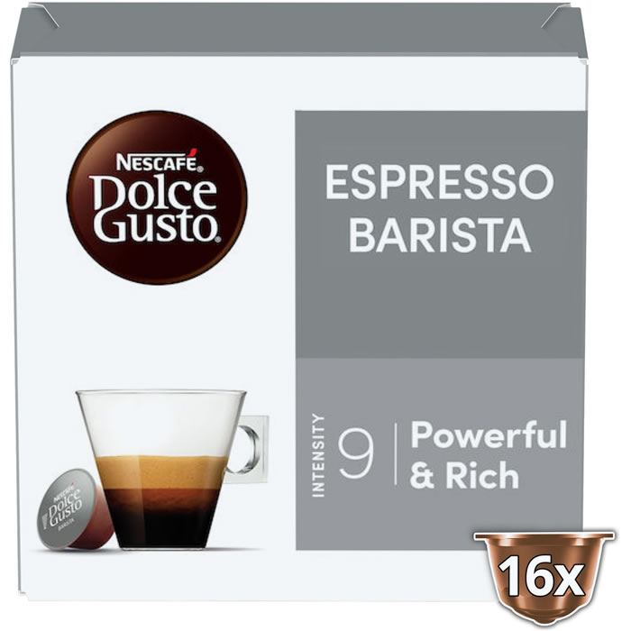 NESCAFE Dolce Gusto – Capsules de café ristretto barista N°9 (16 capsules)
