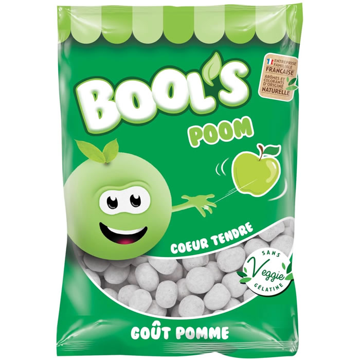 GEORGES VERQUIN Bool’s Poom Bonbons coeur tendre à la pomme 180g