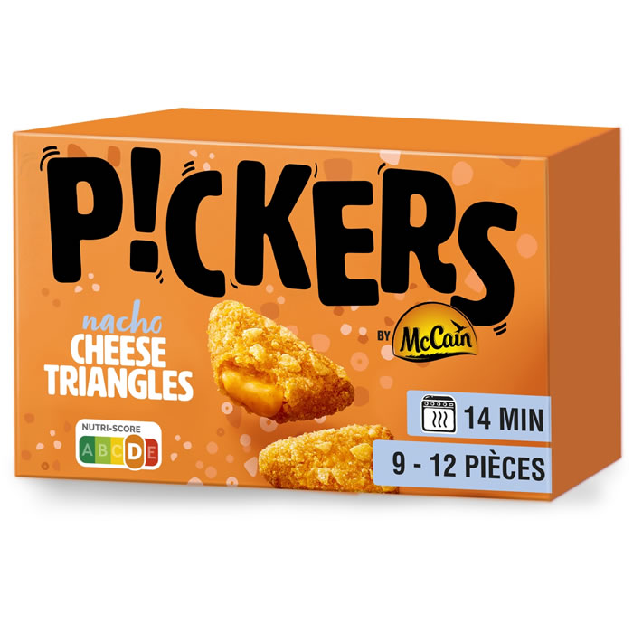 MC CAIN Pickers – Bouchées panées triangles au fromage et poivrons (230g)