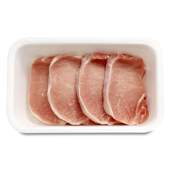 Côtes de porc sans os