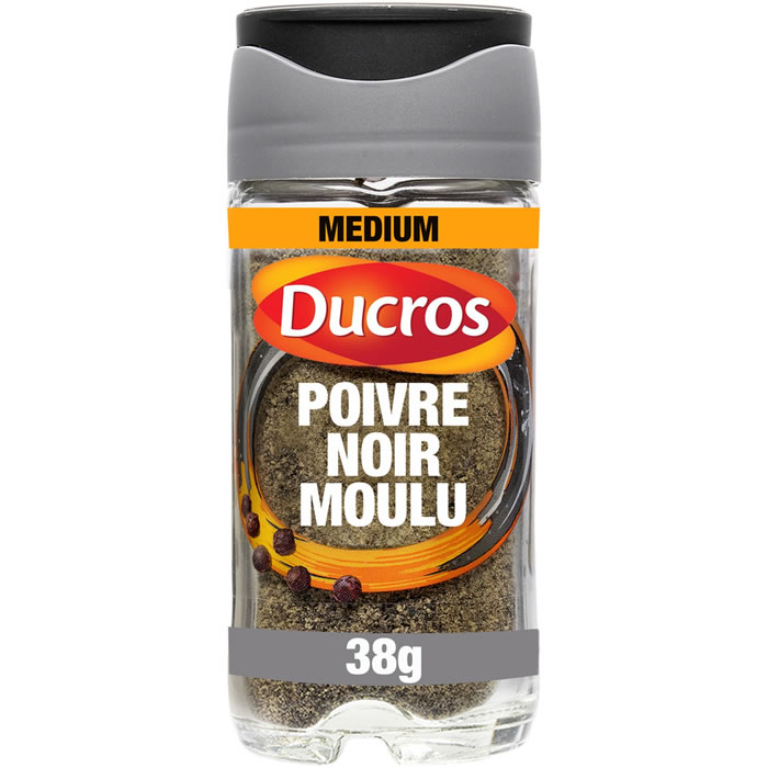 DUCROS – Poivre noir moulu n°8 classique 38g