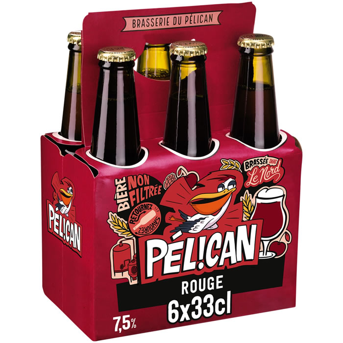 PELICAN – Bière Rouge du Nord saveur cerise griotte 1,98 L