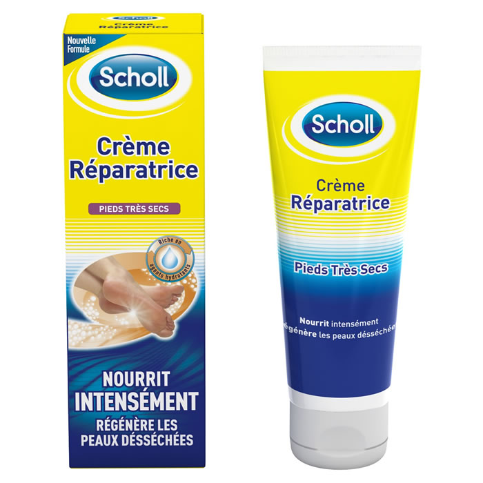 SCHOLL – Crème réparatrice pieds très secs 75 ml